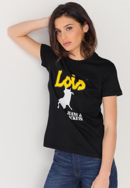 Camiseta Negra Lois